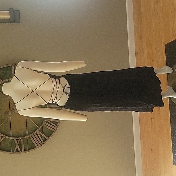 J.Crew Collection Strappy Back Linen Midi Dress - Picture 5 of 15